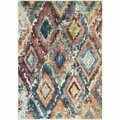 Mayberry Rug 2 ft. 1 in. x 3 ft. 3 in. Oxford Hurley Area Rug, Multi Color OX3110 2X3